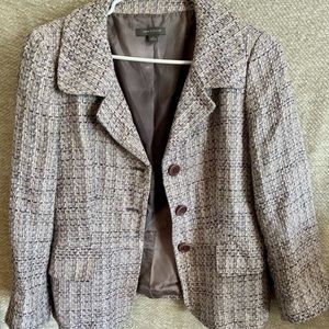Lavender tweed blazer
